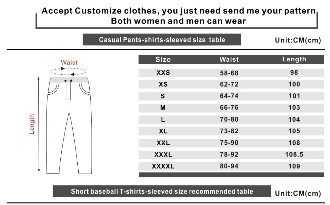 Sweatpant sizechart (1)